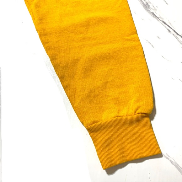 NWOT H&M Women’s Yellow Orange USA San Francisco Cropped Hoodie Size Small - Picture 8 of 10